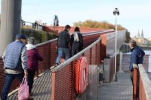 Photo représentant l'accès au ponton.